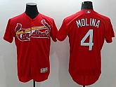 St.Louis Cardinals #4 Yadier Molina Red 2016 Flexbase Collection Stitched Baseball Jersey,baseball caps,new era cap wholesale,wholesale hats